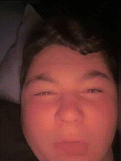 Close Up Person Face With Hat GIF