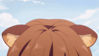 Close-Up Person Head Blue Sky GIF