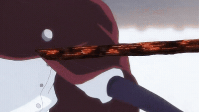 Close Up Person Holding Sword And Rope GIF