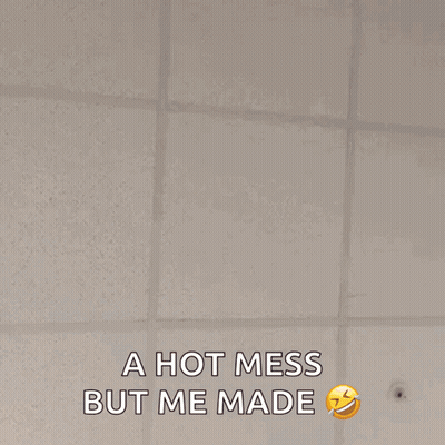 Close Up Person Hot Mess But Me Made GIF