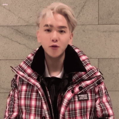 Close Up Person In Plaid Jacket GIF