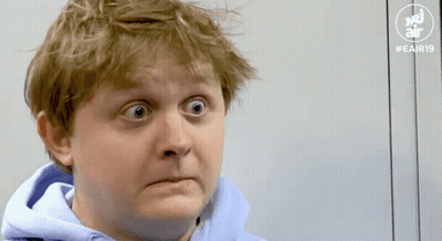 Close-Up Person's Face #Eairts GIF