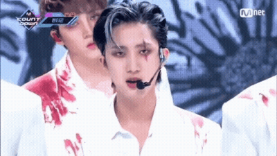 Close Up Person's Face With Teeth And Mask GIF