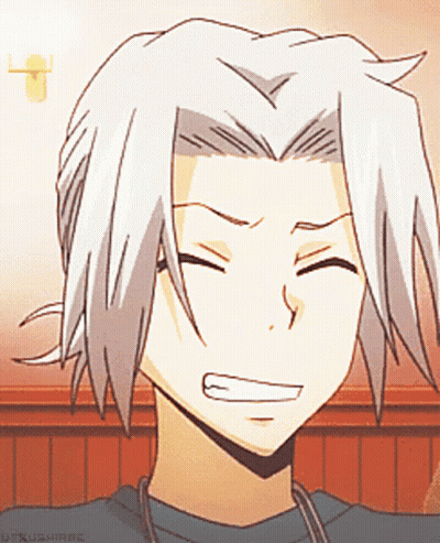 Close Up Person's Face With Word Kushirae GIF