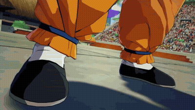 Close-Up Person's Feet In Video Game GIF