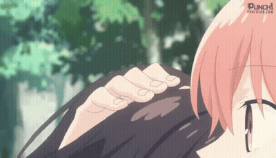 Close Up Person's Head With Hand GIF