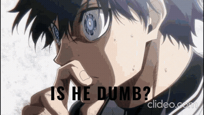 Close Up Person Saying Is He Dumb GIF