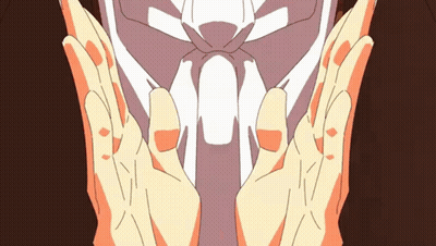 Close Up Person With Hands In Front Of Face GIF