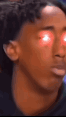 Close Up Person With Red Eyes GIF