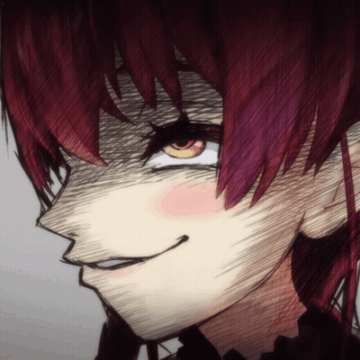 Close Up Person With Red Hair And Yellow Eyes GIF