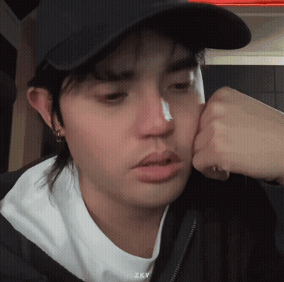 Close-Up Person With Zky GIF