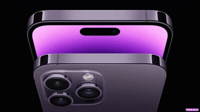 Close Up Phone Purple Screen Thinkfiles GIF