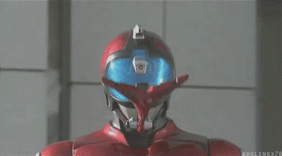 Close Up Robot Face With Blue Eyes GIF
