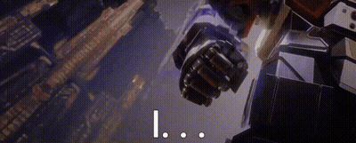 Close Up Robot Fist Saying I GIF