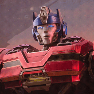 Close Up Robot Head With Blue Eyes GIF