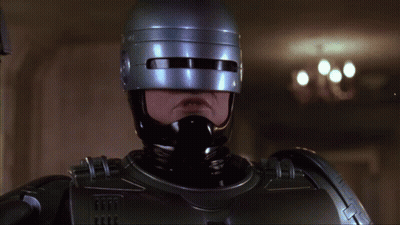 Close Up Robot Saying Don't GIF