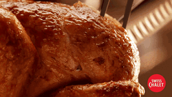 Close Up Scrumptious Roasted Chicken GIF