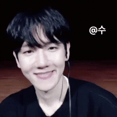 Close Up Smiling Face Black Background GIF