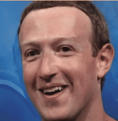 Close Up Smiling Man Blue Background GIF