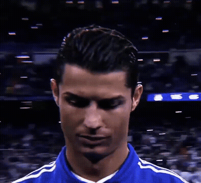 Close Up Soccer Player With Stadium GIF