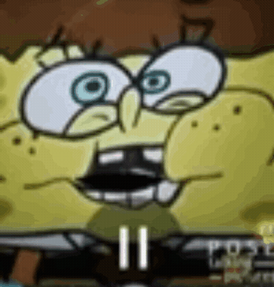 Close Up SpongeBob SquarePants Mouth Open GIF