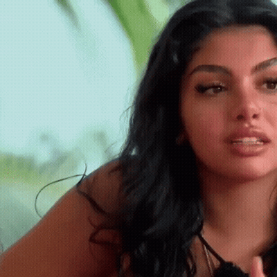Close Up Woman Dark Hair GIF