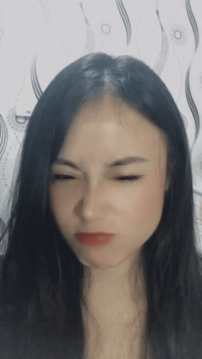 Close Up Woman Eyes Closed GIF
