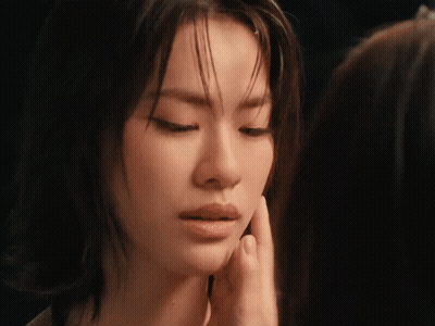 Close Up Woman Eyes Closed GIF
