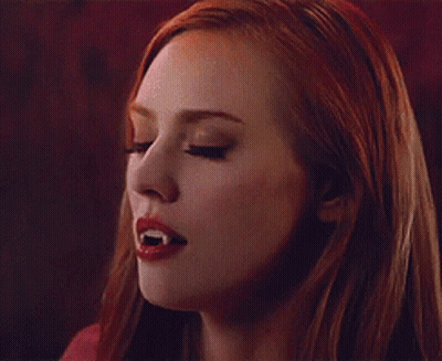 Close Up Woman Eyes Closed Mouth Open GIF