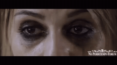 Close Up Woman Eyes With Black Eyeshadow GIF