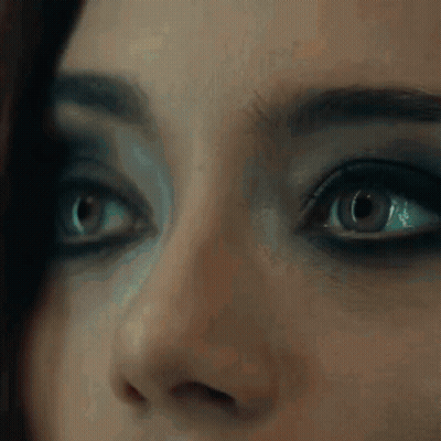 Close Up Woman Eyes With Smokey Eye Shadow GIF