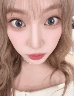 Close Up Woman Face Gray Eyes GIF