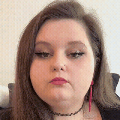 Close Up Woman Face Nose Piercing GIF