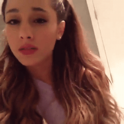 Close Up Woman Face Ponytail Earrings GIF