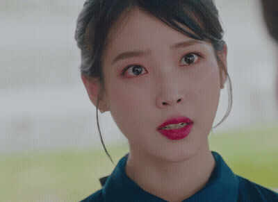 Close Up Woman Face Red Lipstick GIF