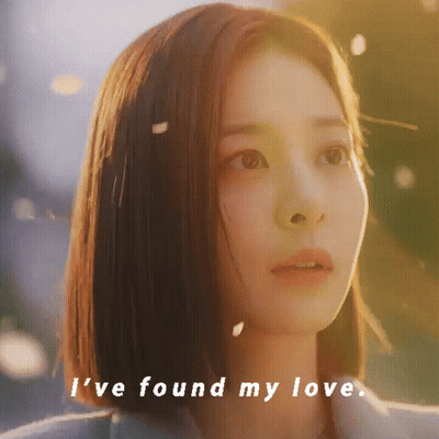Close Up Woman Face Saying I've Found My Love GIF