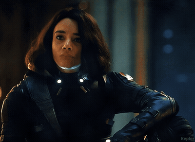 Close Up Woman Face Saying Kepler GIF