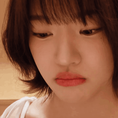 Close Up Woman Face Short Hair Red Lips GIF