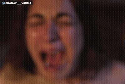 Close Up Woman Face Twitter Username Pranay Varma GIF
