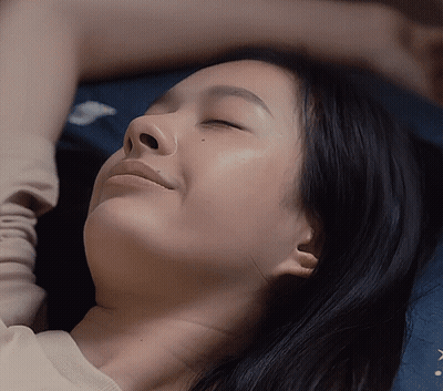 Close Up Woman Face With Letter X GIF