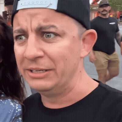 Close-Up Woman Face With Lines GIF