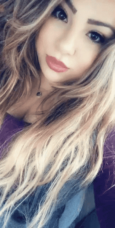 Close Up Woman Face With Long Hair GIF