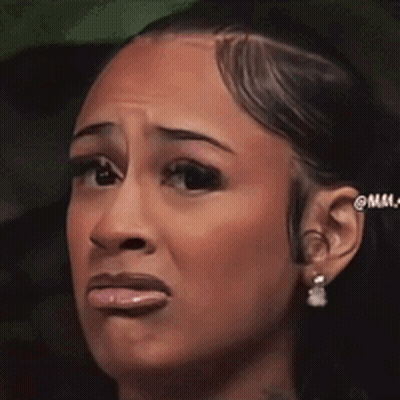 Close Up Woman Face With Mm Watermark GIF