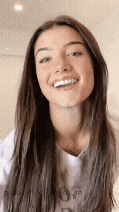 Close Up Woman In White Shirt GIF