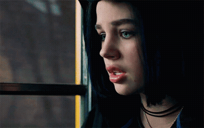 Close Up Woman Looking Out Window GIF