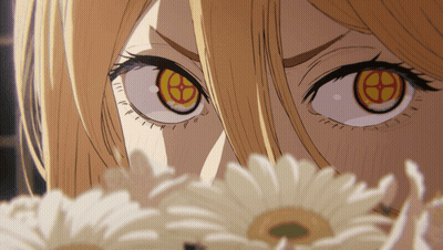 Close Up Woman's Eyes With Flower GIF