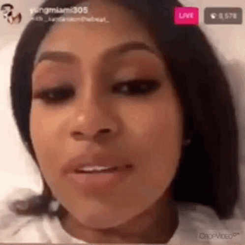 Close Up Woman's Face In Bed GIF