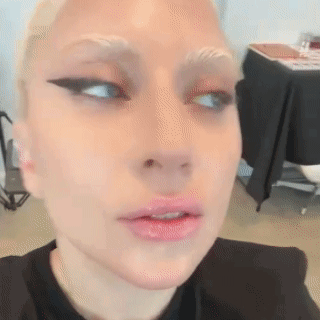 Close Up Woman's Face in Black Shirt