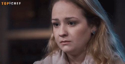 Close Up Woman's Face Top Chef GIF