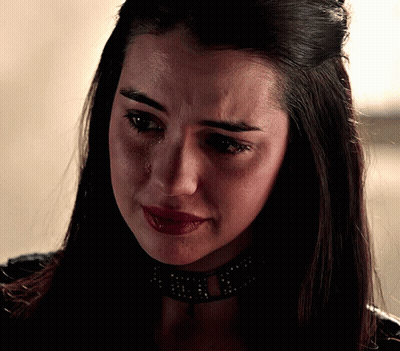 Close Up Woman's Face With Choker GIF